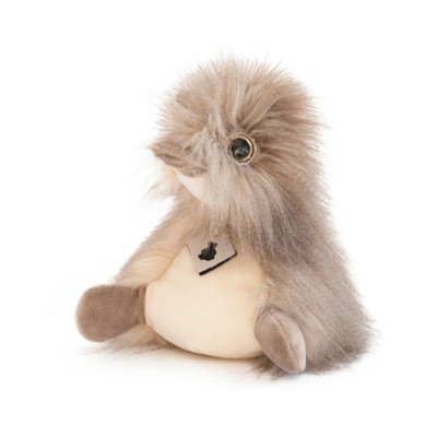 Peluche canard coin coin : panache taupe 25 cm  Histoire D'ours    792732